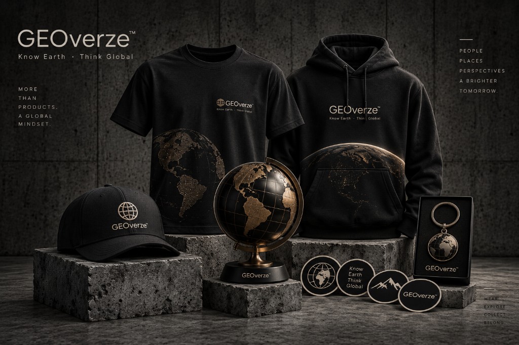 Exclusive GEOverze hoodies and branded merchandise collection